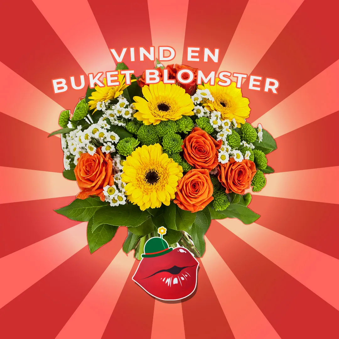 Vind blomster til Valentine's Day