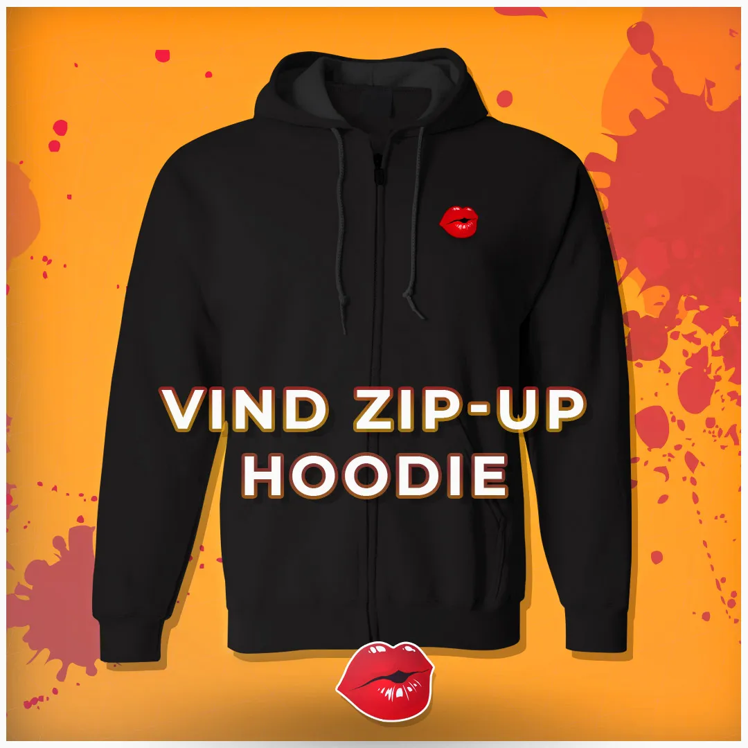 Zip-up hoodie