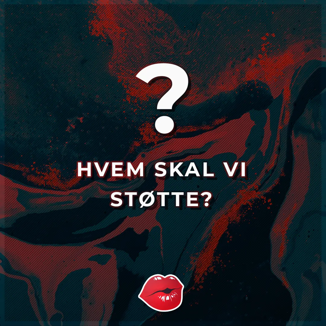 Forslag til hvem vi skal støtte! Vind en hoodie